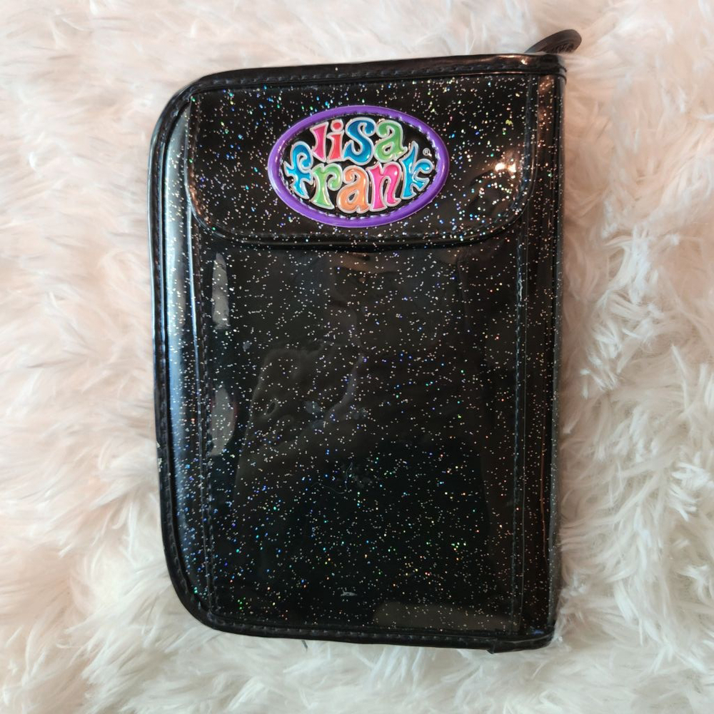Vintage Lisa Frank Glamour Girl & Poodle Planner Wallet - Picture 2 of 15